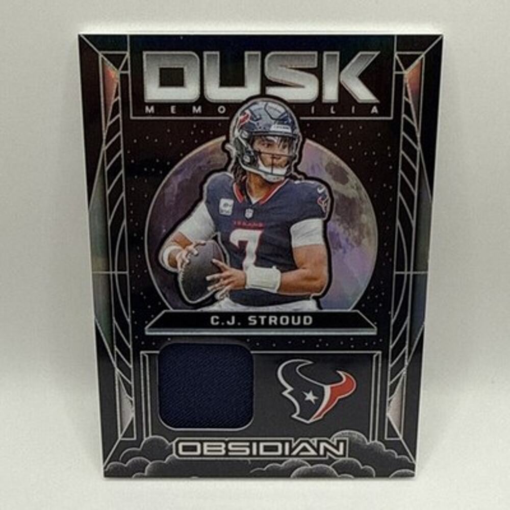 2024 Panini Obsidian - C.J. Stroud Houston Texans - DUSK Memorabilia Patch